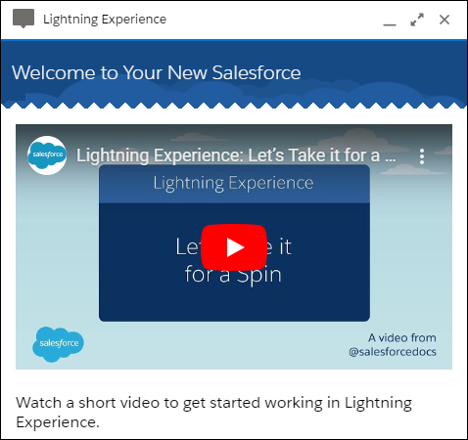 Preview of video in docked prompt